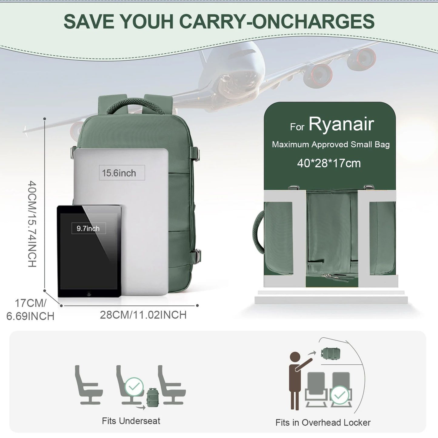 Ryanair Backpack CabinApproved Travel Backpack For Men  Women Hand Luggage Laptop Backpack 3