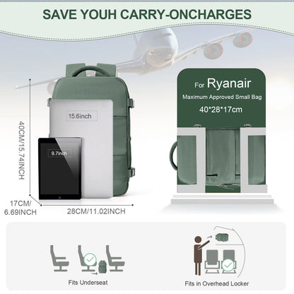 Ryanair Backpack CabinApproved Travel Backpack For Men  Women Hand Luggage Laptop Backpack 3