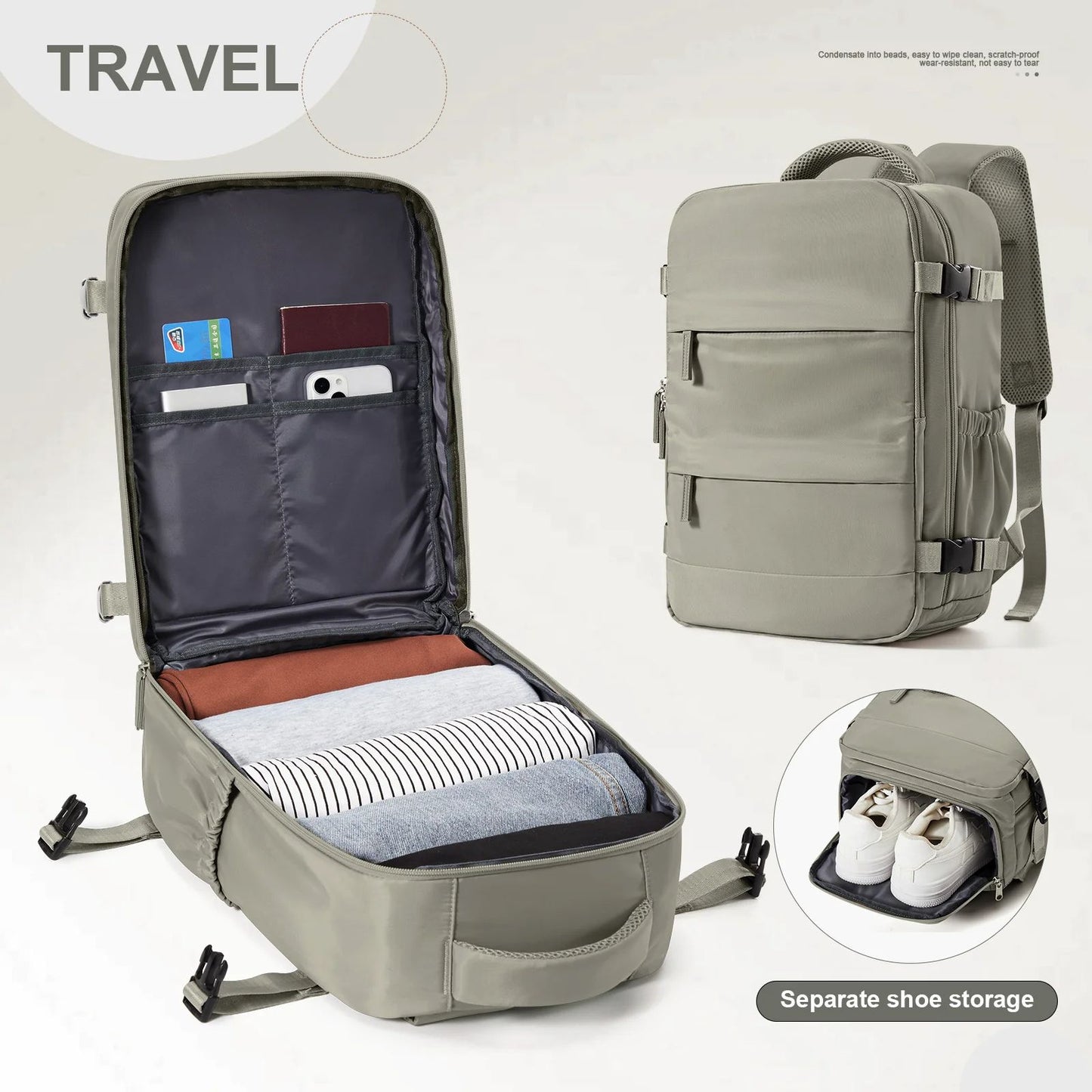 Ryanair Backpack CabinApproved Travel Backpack For Men  Women Hand Luggage Laptop Backpack 9
