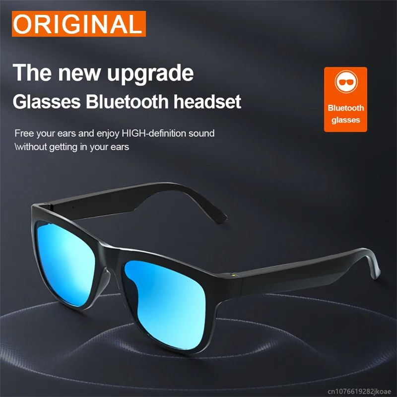 Lecoo C8 Smart Glasses – Wireless Bluetooth 5.0 Sunglasses Headset with HD Mic for Calls & Outdoor Sports