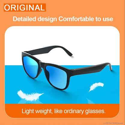 Lecoo C8 Smart Glasses  Wireless Bluetooth 50 Sunglasses Headset With HD Mic For Calls  Outdoor Spo 2