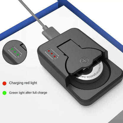 Universal Mini Button Battery Charger With LED Light Portable Coin Cell Charger 1