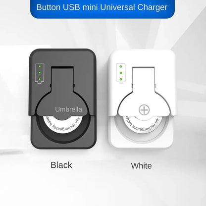 Universal Mini Button Battery Charger With LED Light Portable Coin Cell Charger 5