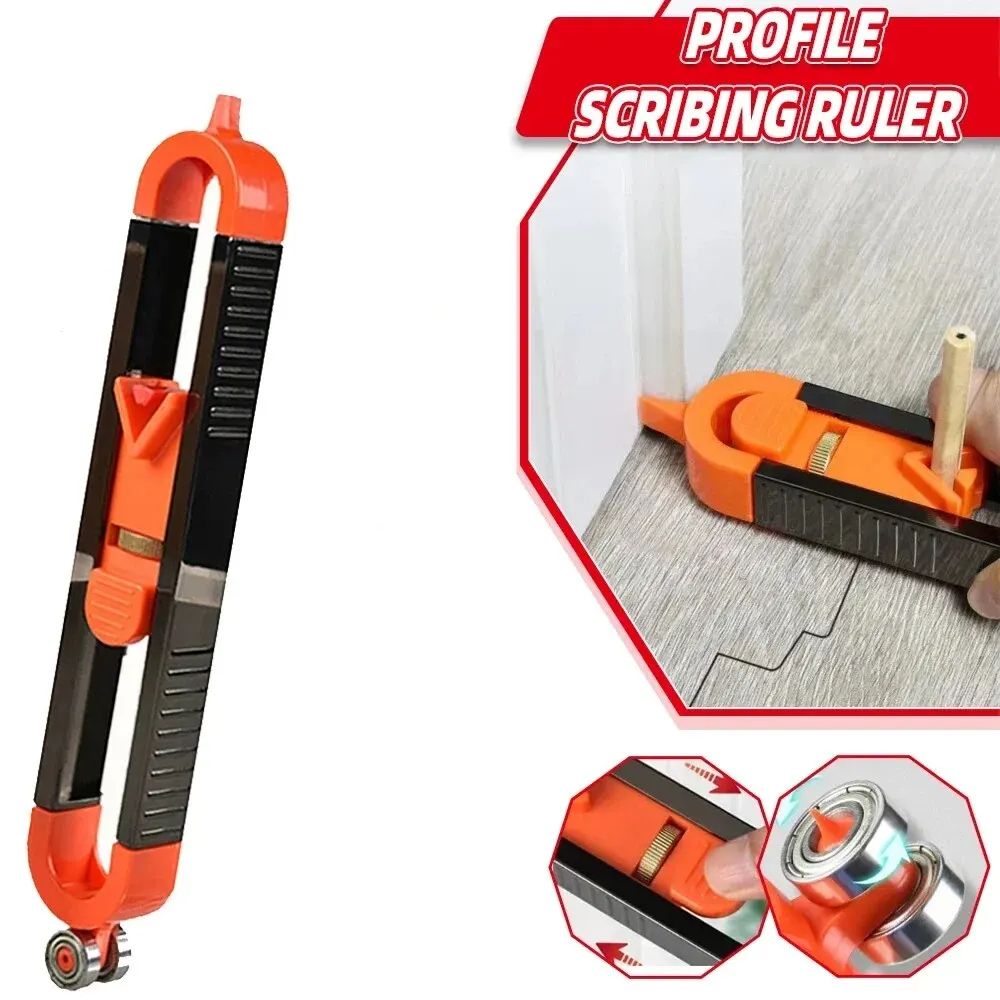 Profile Scribing Ruler  Adjustable Locking Contour Gauge For Precise Woodworking Measuring And Shap 1