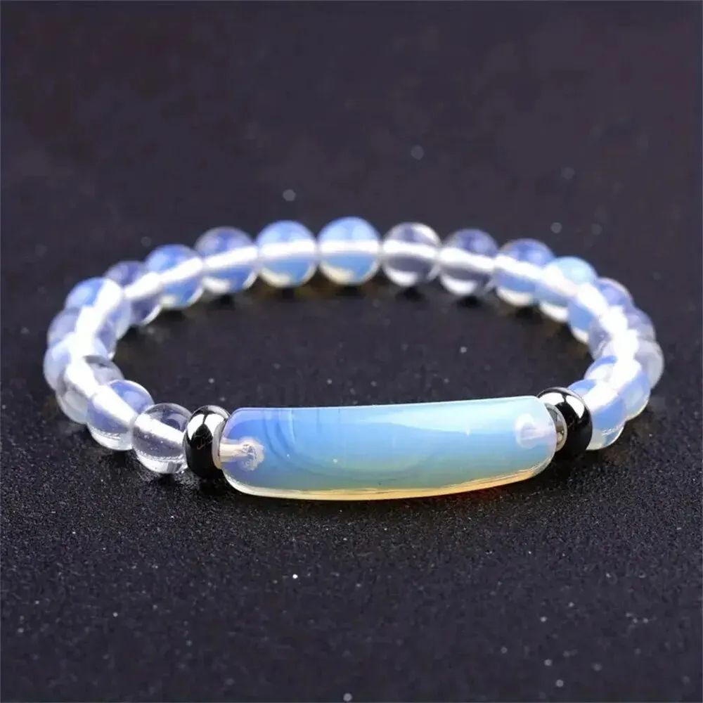 Healing Handmade Stone Bracelet Turquoise Malachite Gemstone Crystal Rough Bracelet For Energy Bala 6