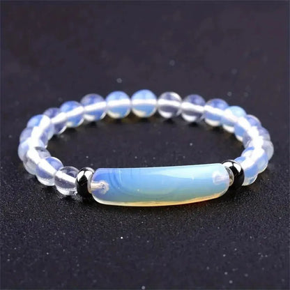 Healing Handmade Stone Bracelet Turquoise Malachite Gemstone Crystal Rough Bracelet For Energy Bala 6