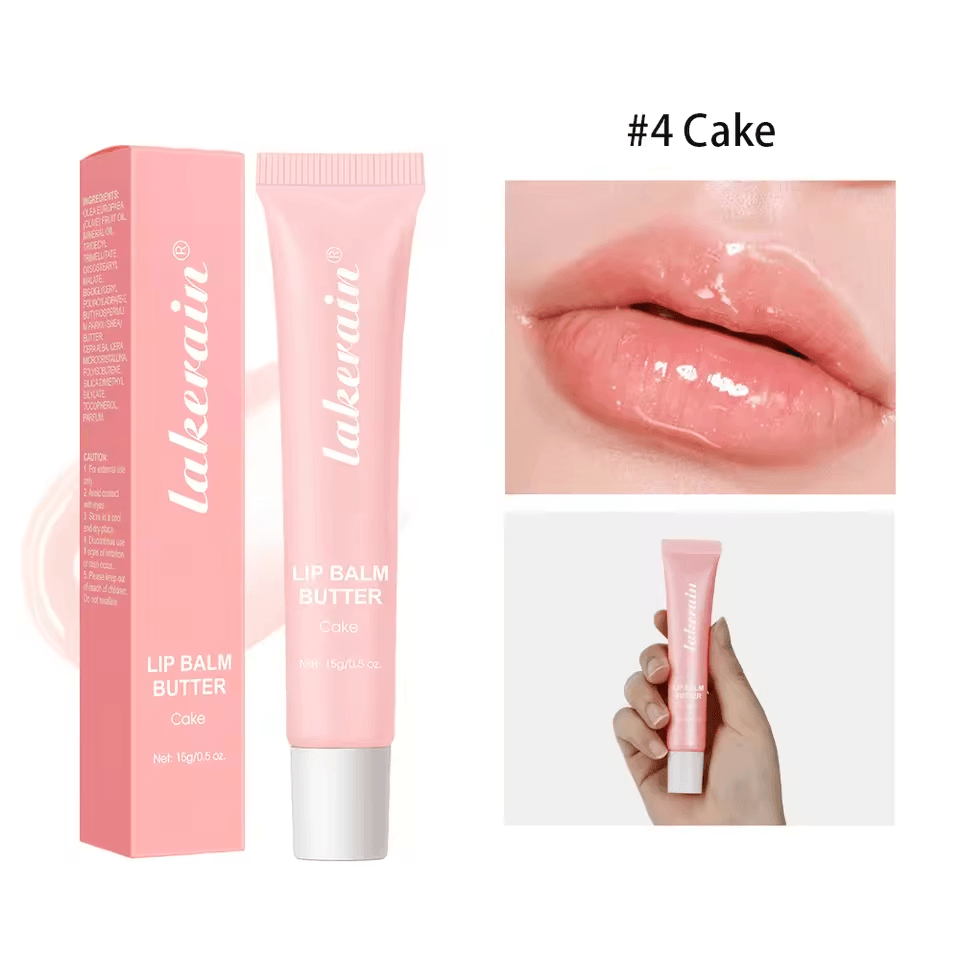 Summer Lip Balm Moisturizing Mirror Lip Gloss With Vanilla Mint Iced Coffee Cake Scent Transparent  6