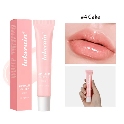 Summer Lip Balm Moisturizing Mirror Lip Gloss With Vanilla Mint Iced Coffee Cake Scent Transparent  6