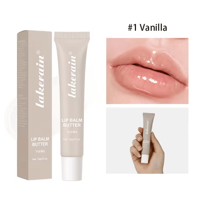 Summer Lip Balm Moisturizing Mirror Lip Gloss With Vanilla Mint Iced Coffee Cake Scent Transparent  9