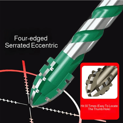 ToughBore Eccentric Tile  Concrete Drill Bit With UltraHard Sawtooth Blade 3