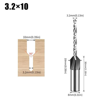 Adjustable Countersink Drill Bit Set For Woodworking And Precision Boring 12