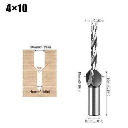 Adjustable Countersink Drill Bit Set For Woodworking And Precision Boring 14