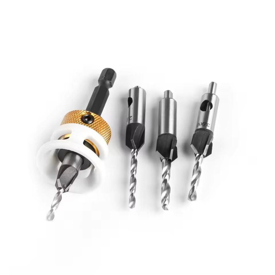 Adjustable Countersink Drill Bit Set For Woodworking And Precision Boring 18