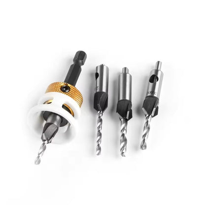 Adjustable Countersink Drill Bit Set For Woodworking And Precision Boring 18