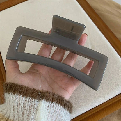 Oversized Girl Hair Clip Simple And Versatile Large Hair Accessory Strong Hold Hair Claw For Thick  8
