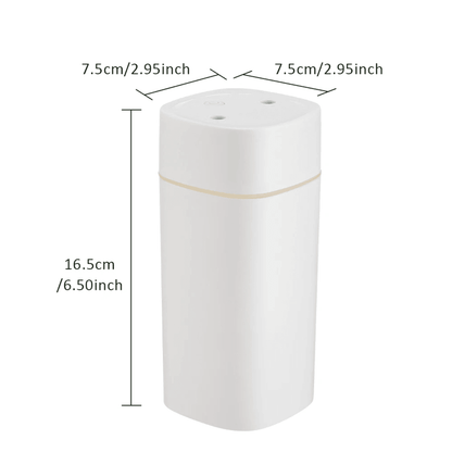 GlowMist 600ML USB Cool Mist Humidifier  Essential Oil Diffuser With Night Light 9
