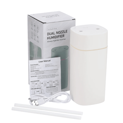GlowMist 600ML USB Cool Mist Humidifier  Essential Oil Diffuser With Night Light 10