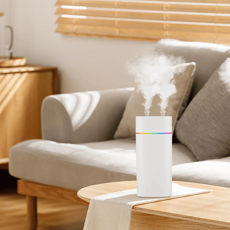 GlowMist 600ML USB Cool Mist Humidifier  Essential Oil Diffuser With Night Light 6