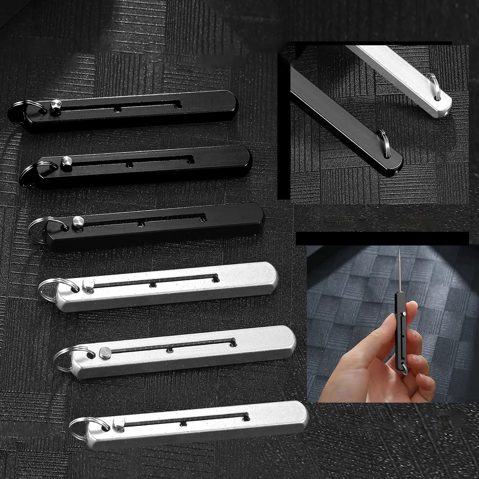HighQuality Portable Titanium Toothpicks With Case Pocket Toothpick Holder For Camping Picnic And O 3