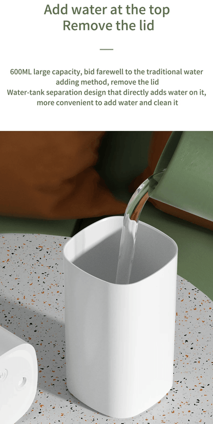 BreezeGlow Dual Nozzle USB Humidifier With Aromatherapy And Ambient Light 3