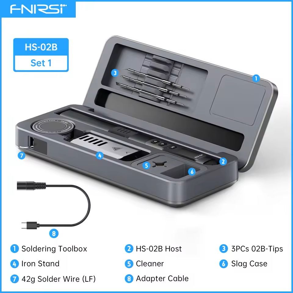 Heat Repair Toolbox Kit With Adjustable Temperature And Interchangeable Tips 8