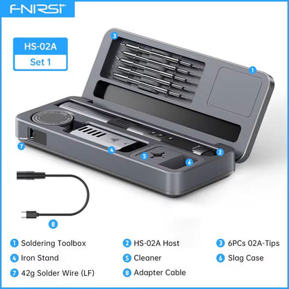 Heat Repair Toolbox Kit With Adjustable Temperature And Interchangeable Tips 9