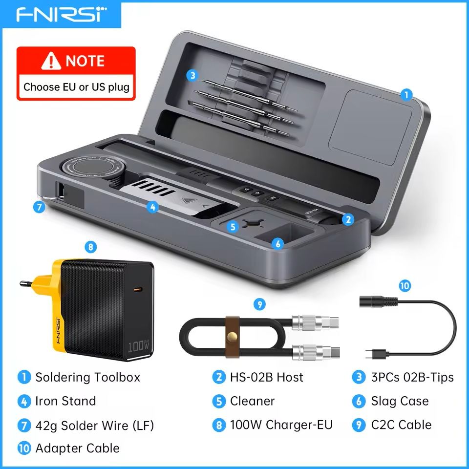 Heat Repair Toolbox Kit With Adjustable Temperature And Interchangeable Tips 10