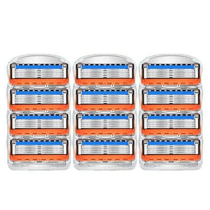 Manual Razor For Men, Five Layer Stainless Steel Blades, Shaving Razor for Fusion5 Compatibility
