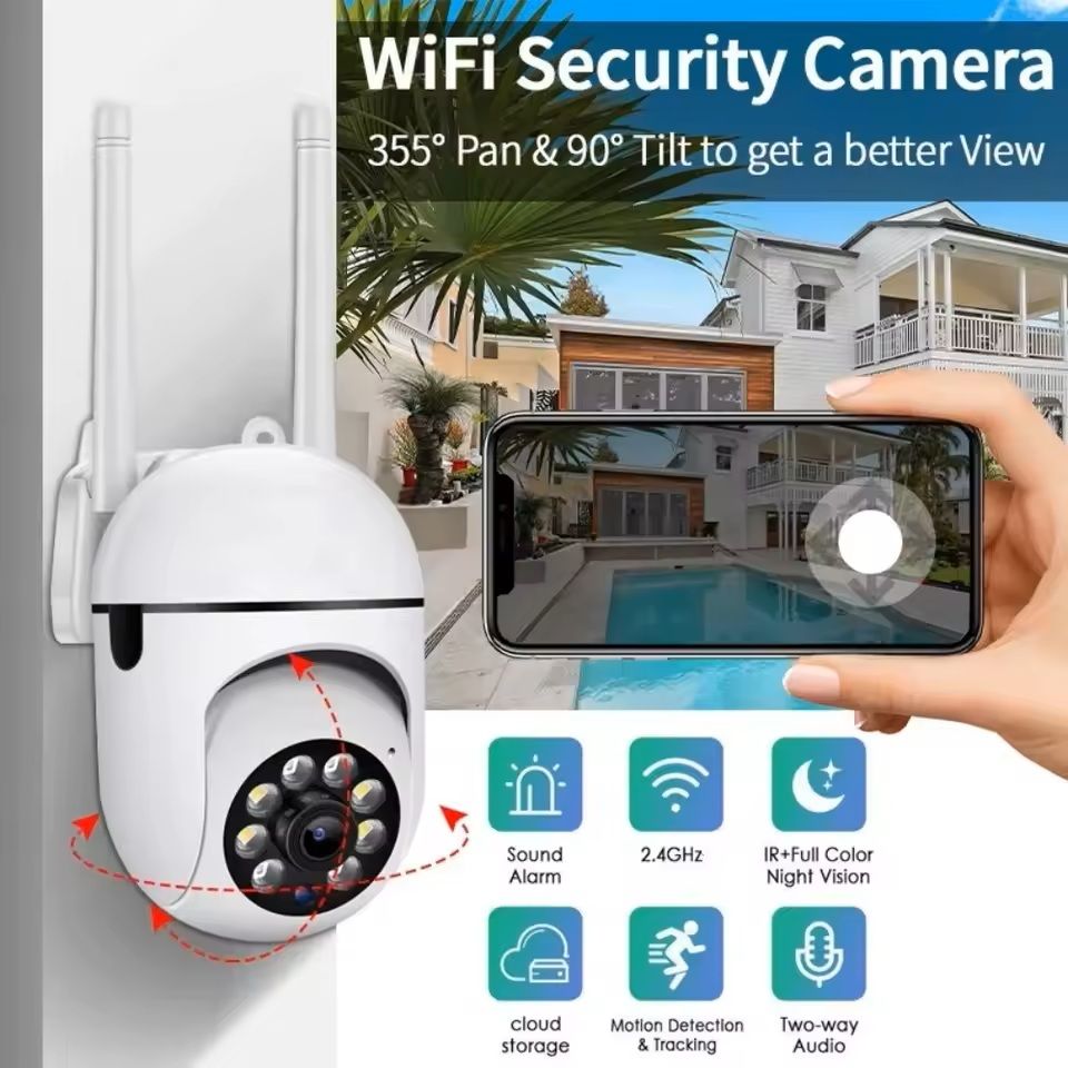 4K Wireless IP Camera With Motion Detection And Two Way Audio 3