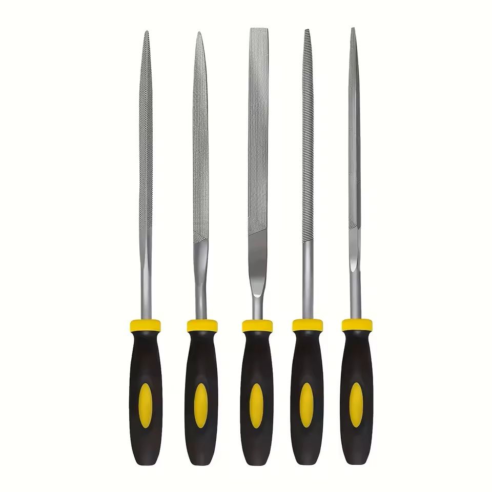 Precision Needle File Set With Non Slip Handles For Wood And Plastic 1