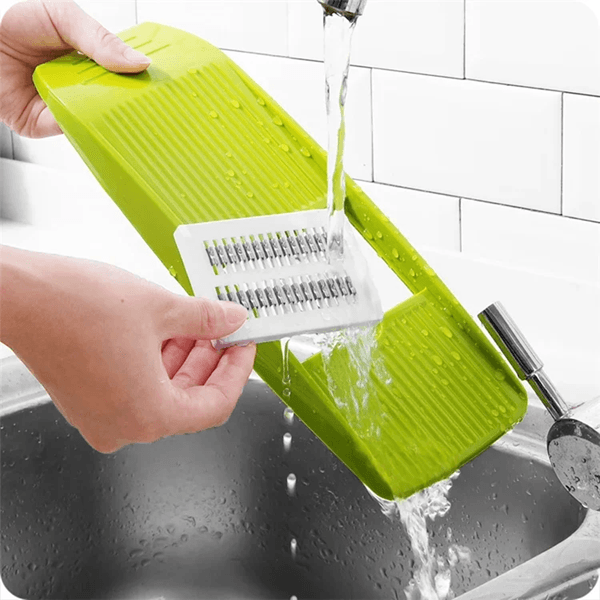 SlicePro Stainless Steel Mandoline Slicer With 3 Interchangeable Blades 2