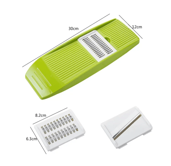 SlicePro Stainless Steel Mandoline Slicer With 3 Interchangeable Blades 3