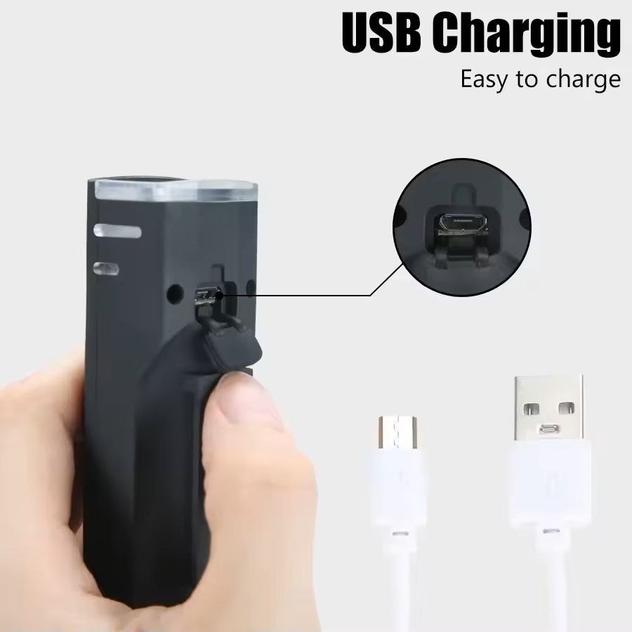 USB Rechargeable Bike Light Set With Smart Sensor And Waterproof Rear Flashlight 5