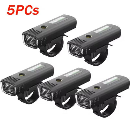 USB Rechargeable Bike Light Set With Smart Sensor And Waterproof Rear Flashlight 9