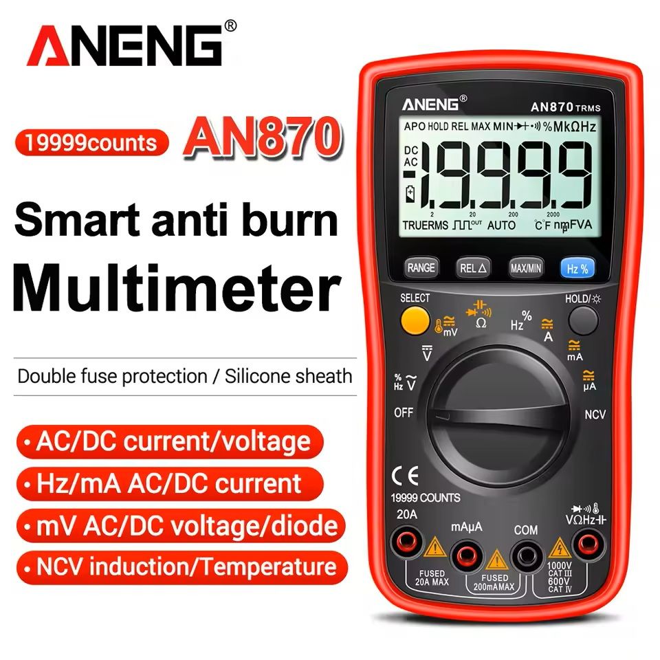 Digital Smart Multimeter with Auto Ranging and NCV Detection