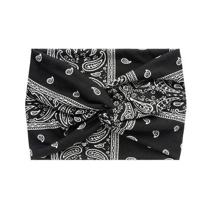 Boho Twisted Wide Headbands For Women Extra Large Fashion Yoga Turban Hair Bands For Workout Thick  1