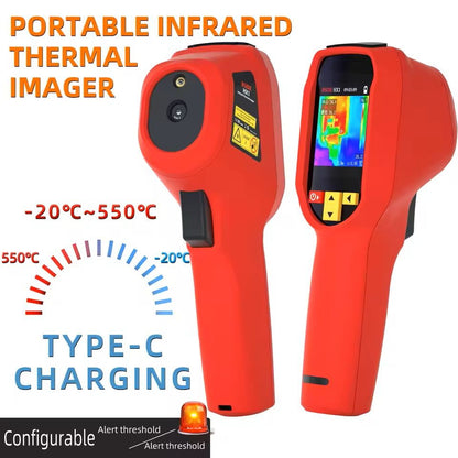 Handheld Thermal Imager Camera with 240x240 Resolution and PC Analysis Software