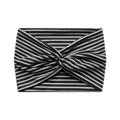 Boho Twisted Wide Headbands For Women Extra Large Fashion Yoga Turban Hair Bands For Workout Thick  4