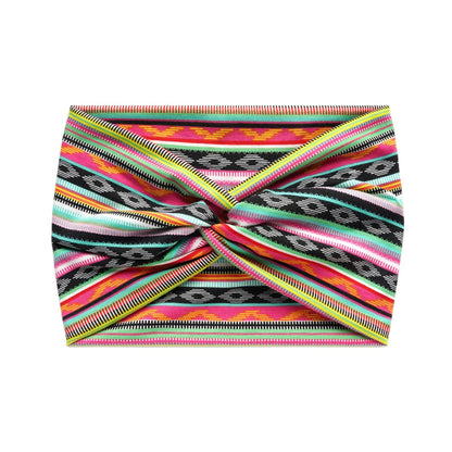 Boho Twisted Wide Headbands For Women Extra Large Fashion Yoga Turban Hair Bands For Workout Thick  5