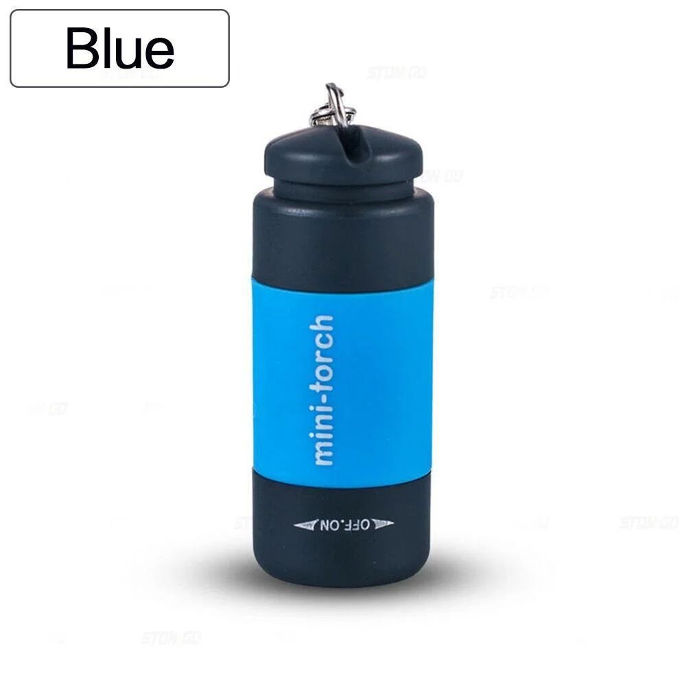USB Rechargeable LED Keychain Flashlight Waterproof Mini Pocket Torch With Strong Light Outdoor Hik