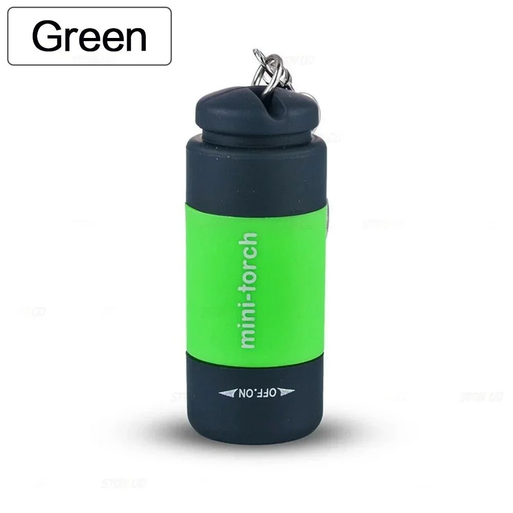 USB Rechargeable LED Keychain Flashlight Waterproof Mini Pocket Torch With Strong Light Outdoor Hik