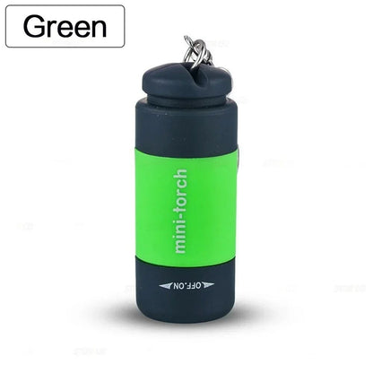 USB Rechargeable LED Keychain Flashlight Waterproof Mini Pocket Torch With Strong Light Outdoor Hik