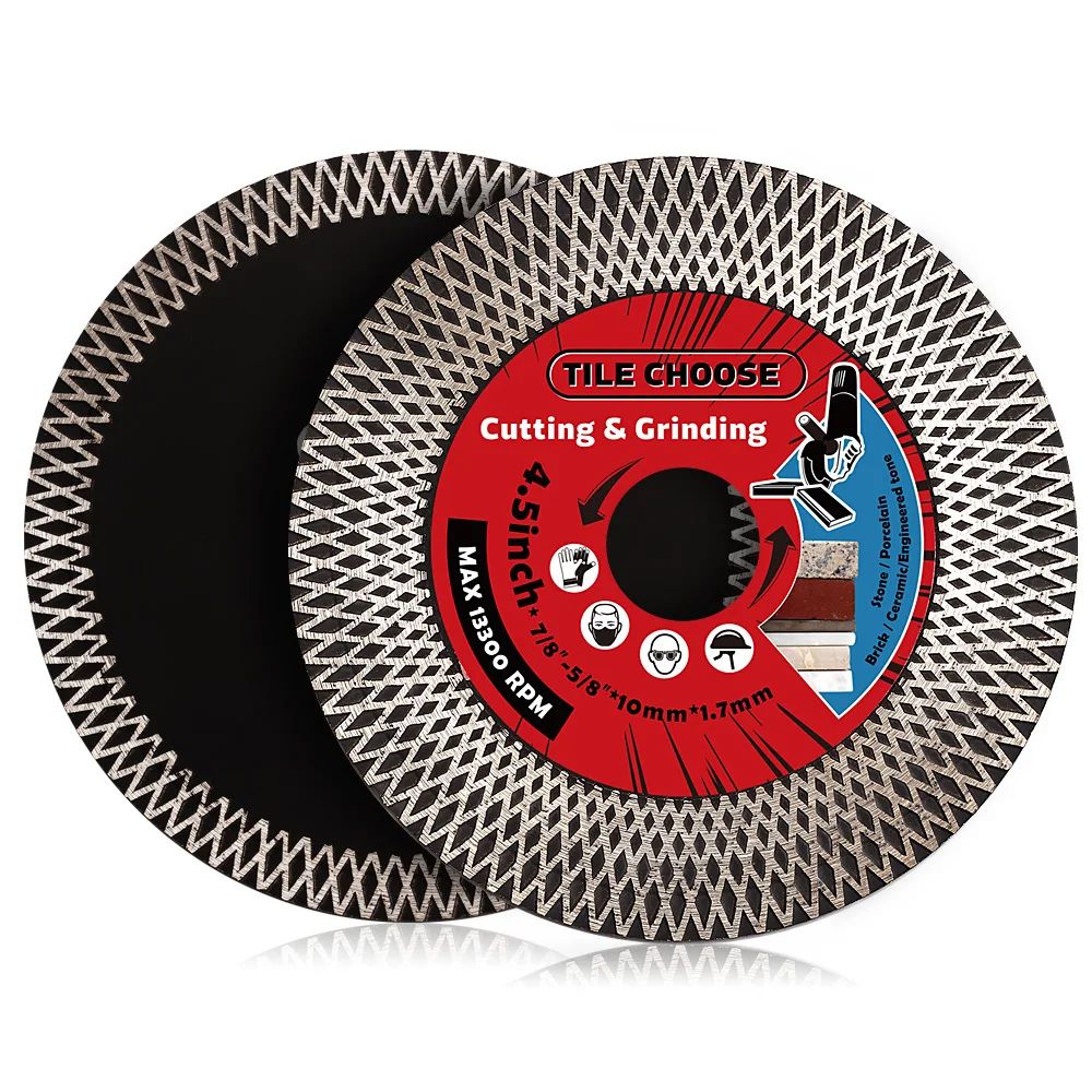 Super Tile Blade Turbo Porcelain Diamond Disc for Cutting Ceramic, Granite, Marble, and Porcelain Tile