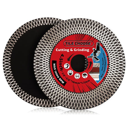 Super Tile Blade Turbo Porcelain Diamond Disc for Cutting Ceramic, Granite, Marble, and Porcelain Tile