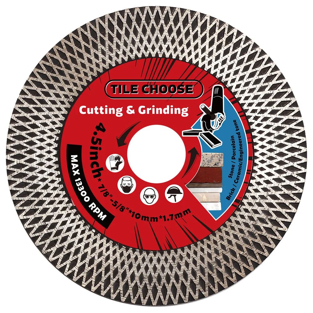 Super Tile Blade Turbo Porcelain Diamond Disc For Cutting Ceramic Granite Marble And Porcelain Tile 4
