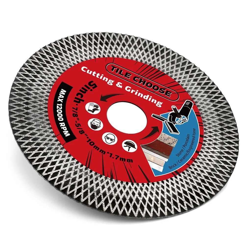 Super Tile Blade Turbo Porcelain Diamond Disc For Cutting Ceramic Granite Marble And Porcelain Tile 5