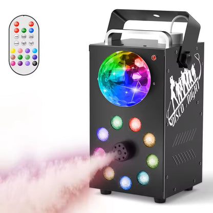 700W Smoke Machine with Wireless Remote and LED RGB Stage Light