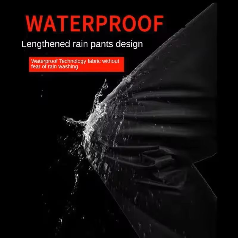 Full Body Rain Suit With Reflective Strips For Motorcycle And Bicycle Riders 4