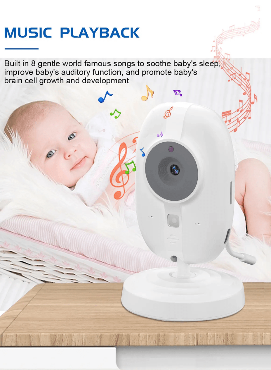 QuietNest Wireless Video Baby Monitor With Night Vision And Two Way Audio 4