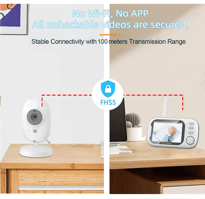 QuietNest Wireless Video Baby Monitor With Night Vision And Two Way Audio 6